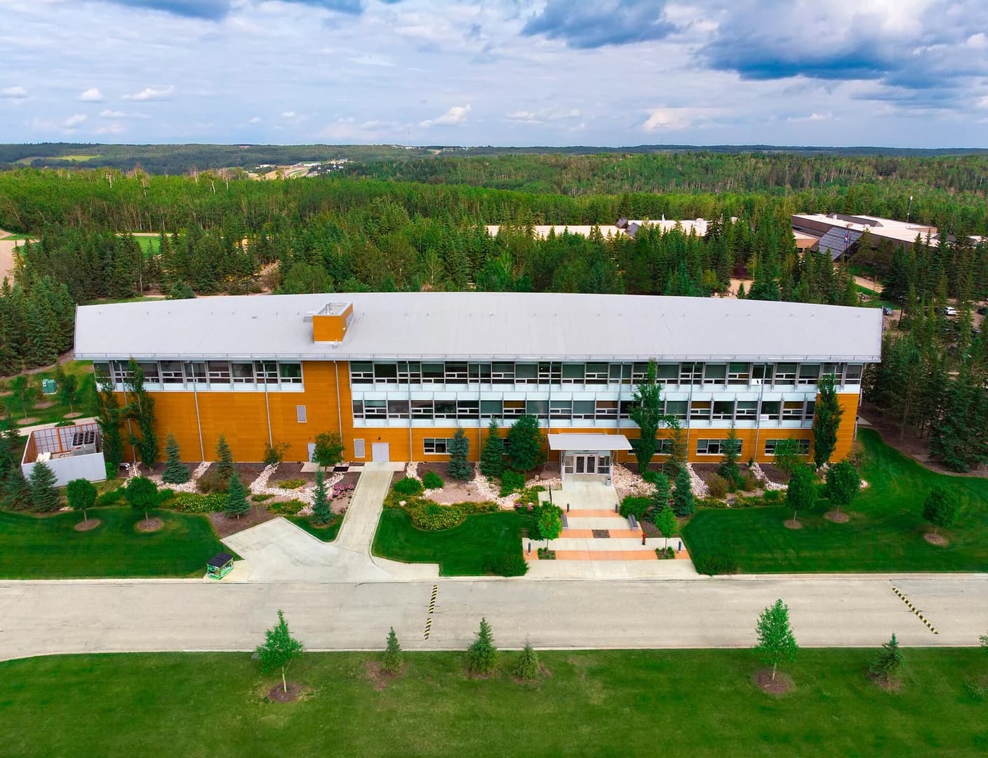 Athabasca University campus cover