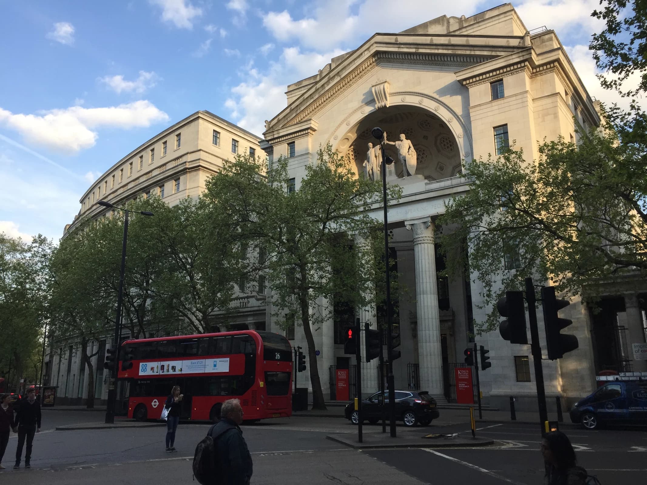 King's College London campus cover