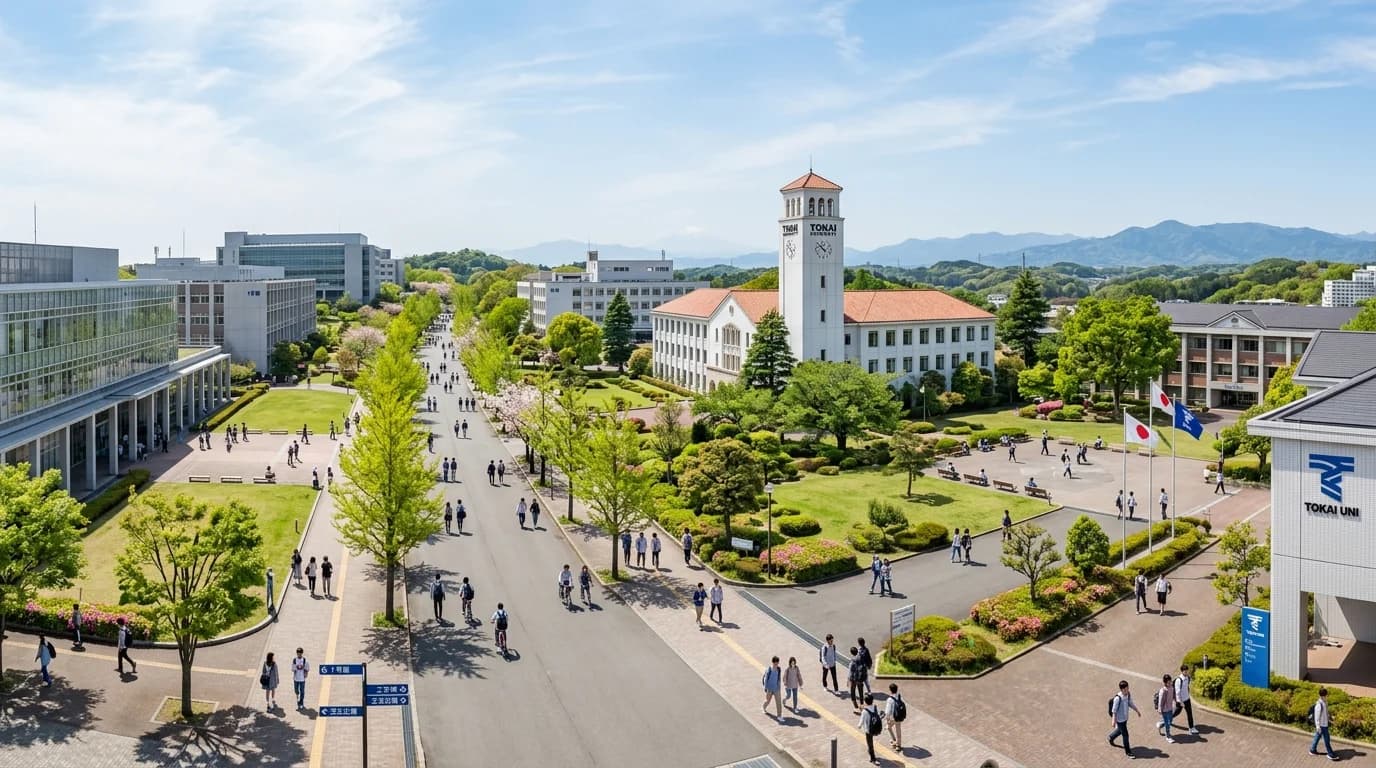Tokai University campus cover